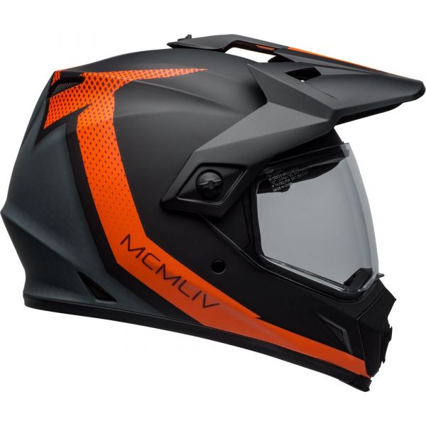 Bell Capacete Mx 9 Adventure Mips Switchback Matte Black Orange XS