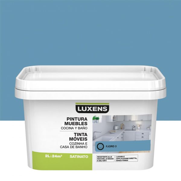 Luxens Esmalte Renovação Azulejos Acetinado 2L Fjord 3 83025787