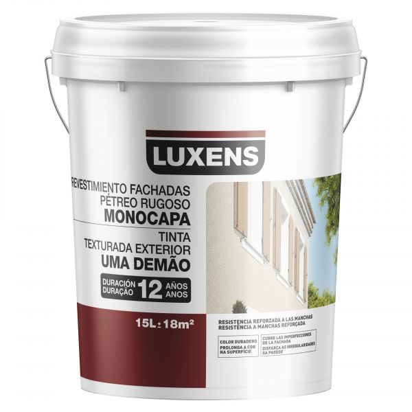 Luxens Tinta Texturada Exterior Branco L Kuantokusta