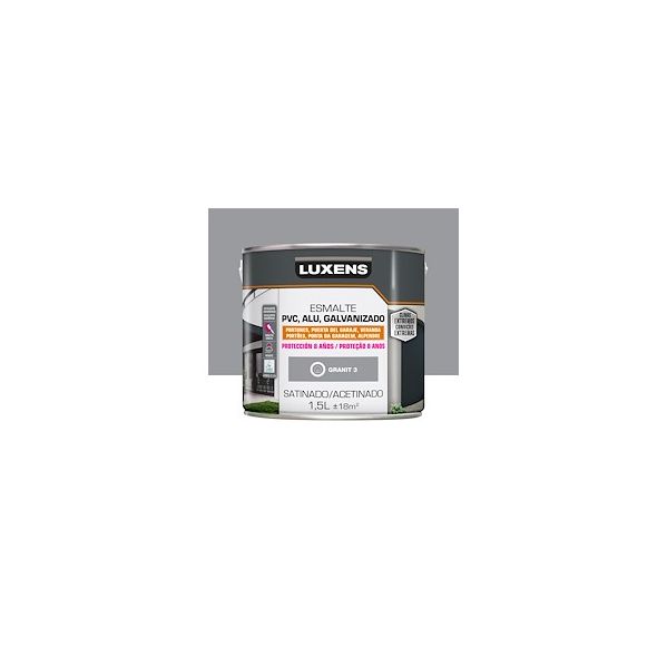 Luxens Esmalte Pvc Alumínio Galvanizado Granit 3 Acetinado 1 5l