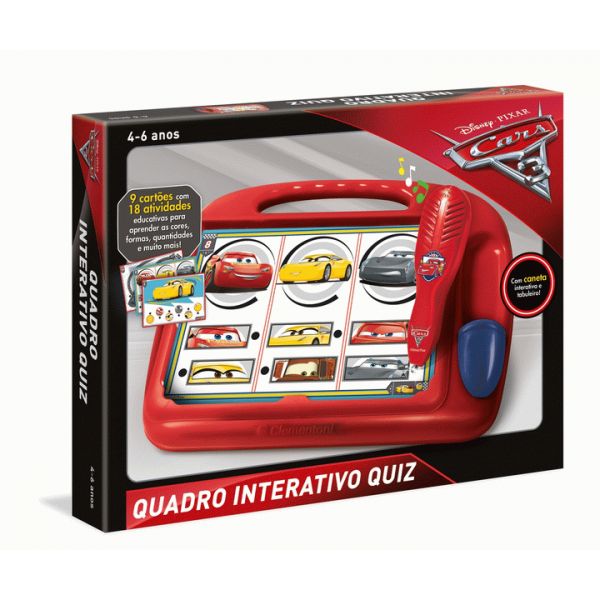 Clementoni Quadro Interativo Quiz Cars 3 67563 KuantoKusta