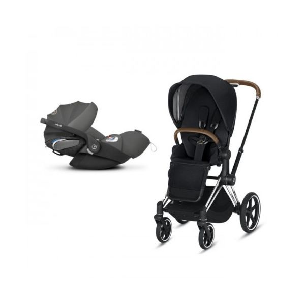 Cybex Duo Priam Chrome Brown Seat Pack Black Cloud Z I Size Grey