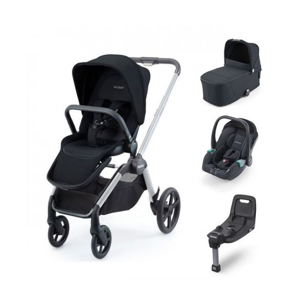 Recaro Conjunto Trio Celona Avan Kio Select Night Black Kuantokusta