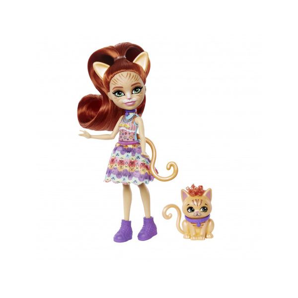 Enchantimals Boneca E Mascote Gato Kuantokusta