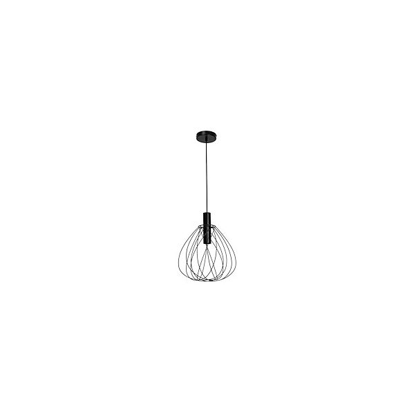 Inspire Candeeiro De Teto Suspenso Merone Luz D Cm Metal Preto Mate