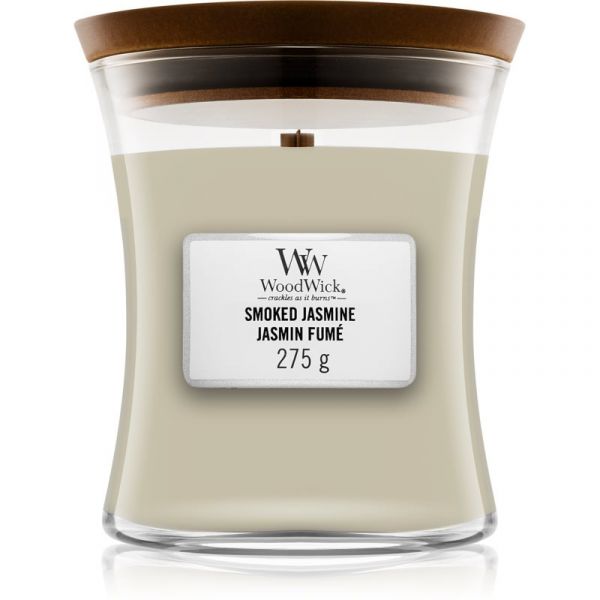 Woodwick Smoked Jasmine Vela Perfumada Pavio De Madeira 275 G