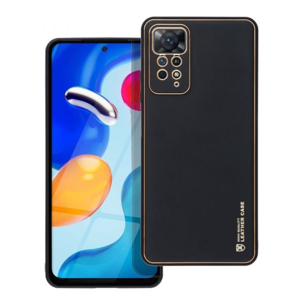 Forcell Capa Xiaomi Redmi Note 11 Pro Plus Pele Sintética Preto