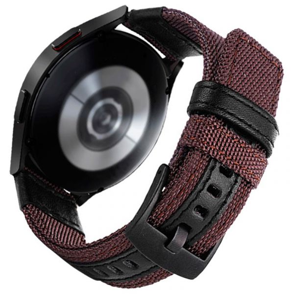 Pulseira Universal Nylon Ajustável 20mm Café para Xiaomi Amazfit