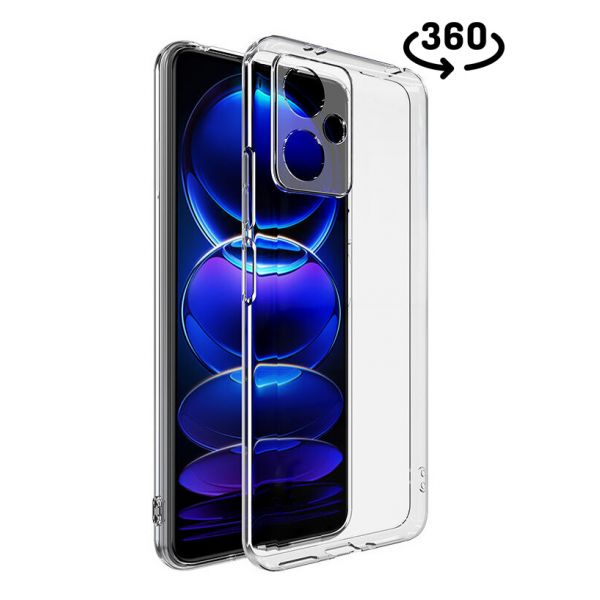 Capa Xiaomi Redmi Note 12 Pro Plus 5G Duplo Acrilico 360 Clear