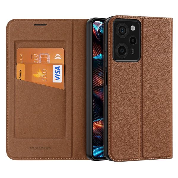 Capa Xiaomi Poco X5 Pro 5G Flip DX Skin X2 Castanho Kuantokusta