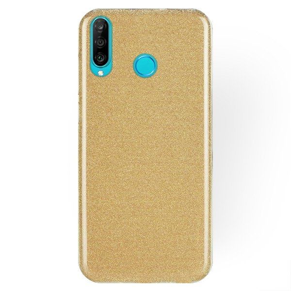 Capa Huawei P30 Lite Gel Shining Gold Kuantokusta