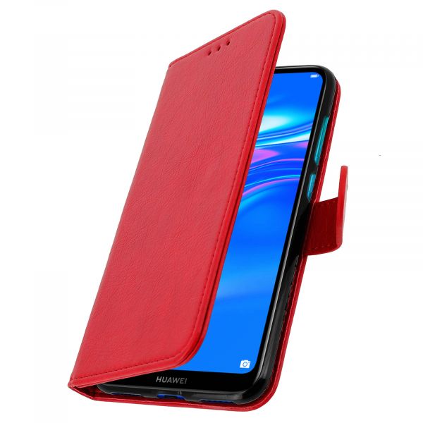 Avizar Capa Livro Função Suporte Huawei Y7 2019 Red KuantoKusta