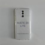 Capa Silicone Huawei Mate 20 Lite Borda Branca Transparente KuantoKusta