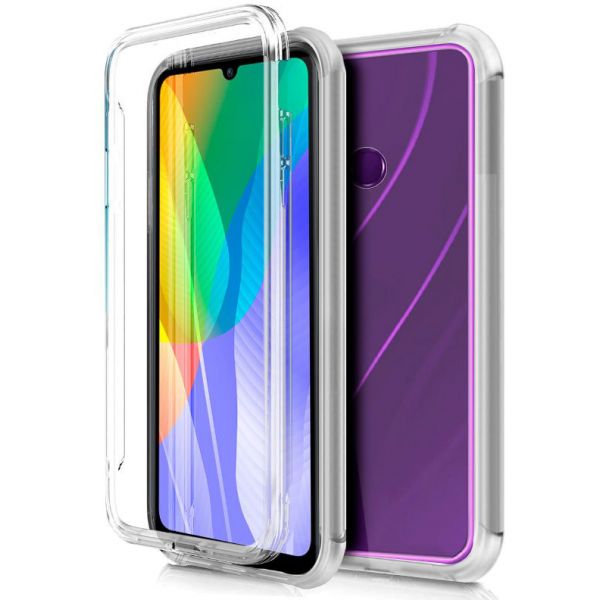 Capa Silicone Frente E Verso Huawei Y6P Clear Kuantokusta