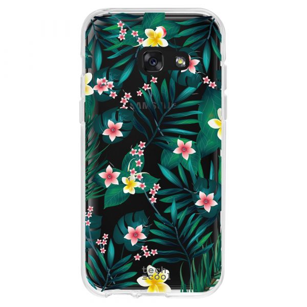 Techcool Capa Para Samsung Galaxy A3 2017 L Capa Silicone Floral Design