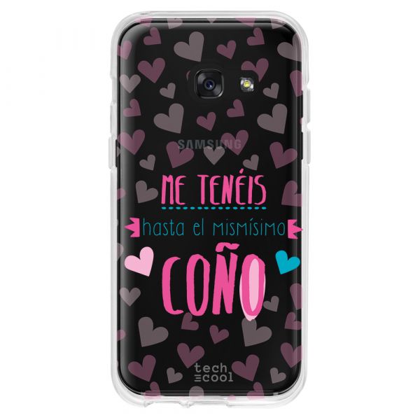 Techcool Capa Para Samsung Galaxy A3 2017 L Capa Silicone Phrase