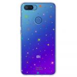 Techcool Capa De Silicone Para Xiaomi Mi Lite L Stars Transparent F