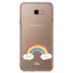 Techcool Capa De Silicone Para Samsung Galaxy J4 Plus J4 L Clouds