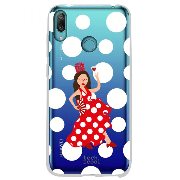 Techcool Capa De Silicone Para Huawei Y7 2019 Y7 Prime 2019 L Large