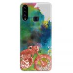 Techcool Capa Para Samsung Galaxy A20s L Capa Silicone Moto Retro