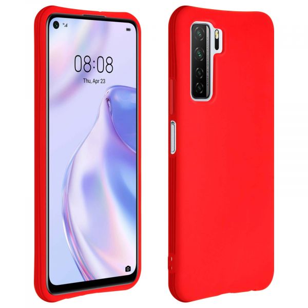 Avizar Capa para Huawei P40 Lite 5G Silicone Flexível Cantos Bumper