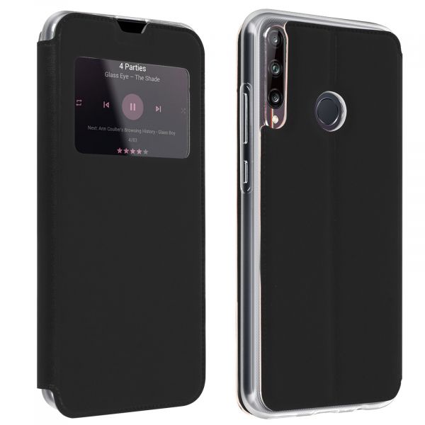 Avizar Capa Huawei P40 Lite e Janela de Exibição Porta cartões Suporte