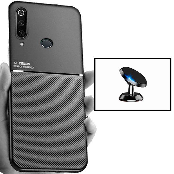 Capa Kit Magnetic Lux Suporte Magnético Carro Huawei P30 Lite New