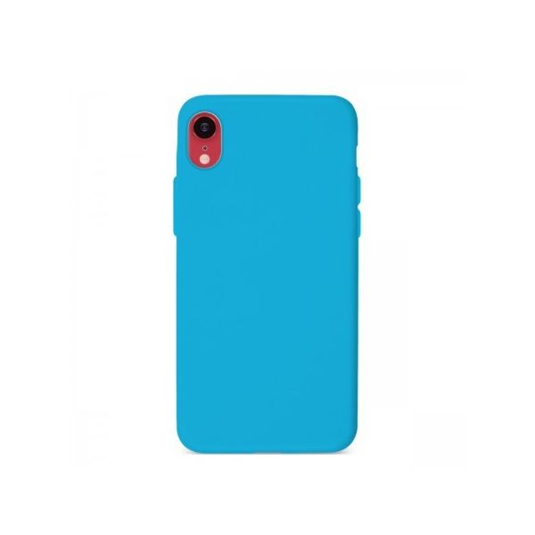 Capa Silicone Silky IPhone Xr Blue Kuantokusta