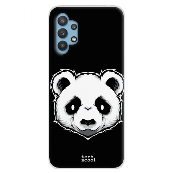 Techcool Capa de Silicone para Samsung Galaxy A32 5g L Panda Ilustração