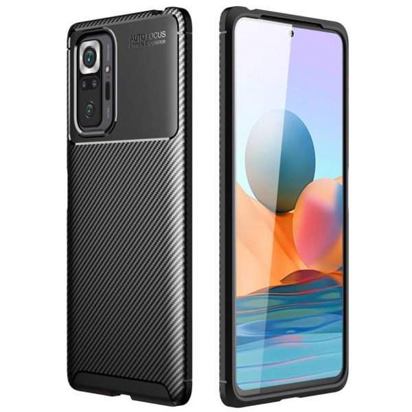 Capa Xiaomi Redmi Note Pro Gel Carbono Elegante Black Kuantokusta