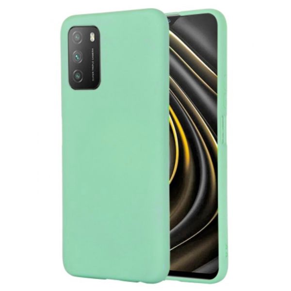 Capa Xiaomi Poco M3 Silky Verde Água Kuantokusta