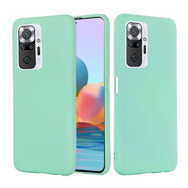 Capa Silky para Xiaomi Redmi Note 10 Pro Verde Água Kuantokusta