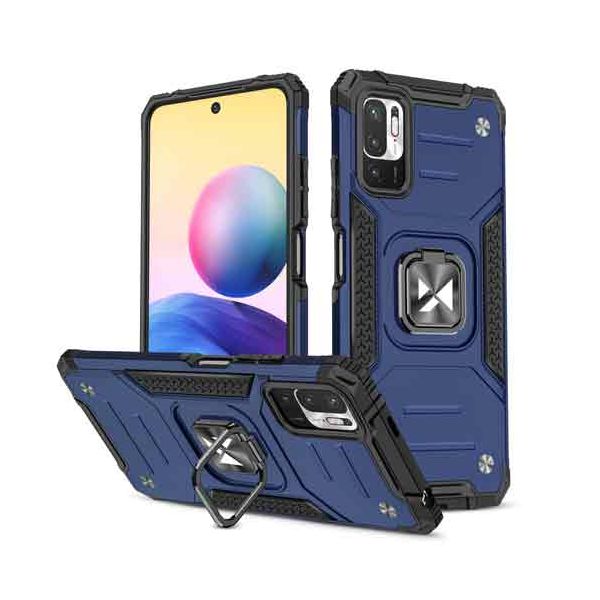 Capa Xiaomi Redmi Note G Ring Armor Blue Kuantokusta