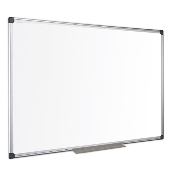 Bi office Quadro Branco Quadriculado Moldura em Alumínio Maya