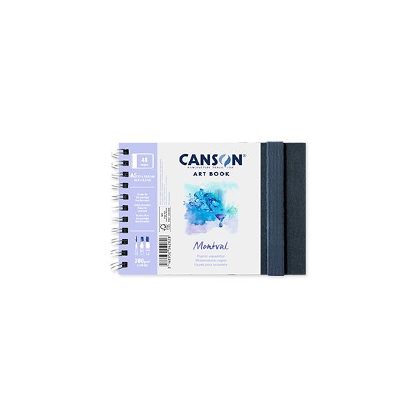 Canson Caderno Artbook Montval A5 300gr 48 Fls 1 Un Kuantokusta