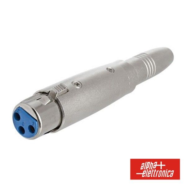 Alpha Elettronica Ficha Adaptadora Xlr P F Mea Ficha Jack Mm