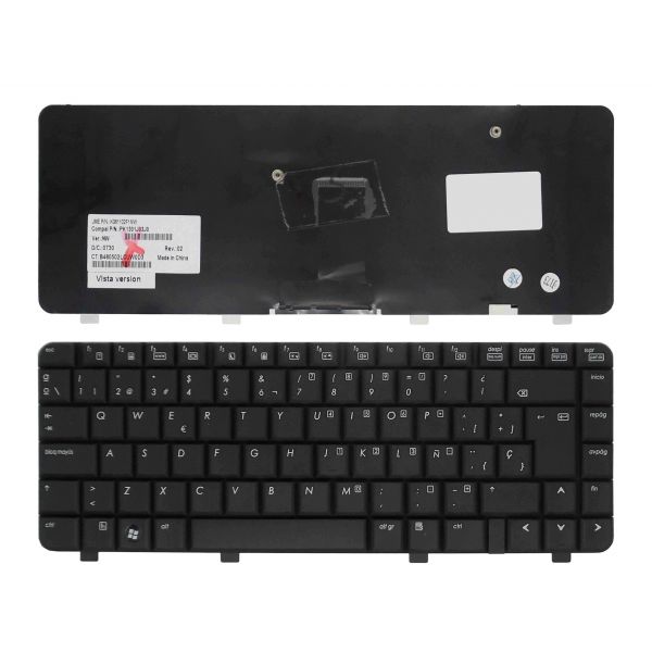 Teclado Para Portatil Hp Compaq Pk J J Espanhol Tec