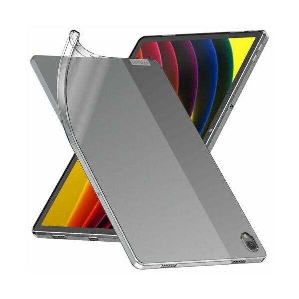 Capa Flip Lenovo Tab P Plus Tb J Gel Ultra Slim Transparente