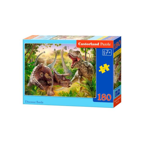 Castorland Puzzle Batalha De Dinossauros Pe As Kuantokusta