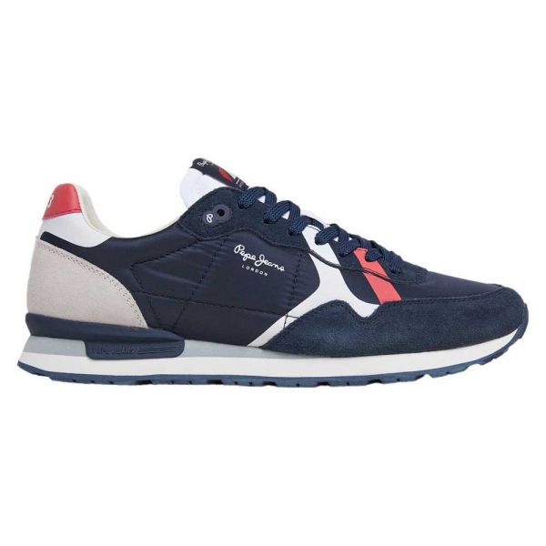 Pepe Jeans Brit Road Trainers Azul Homem Kuantokusta