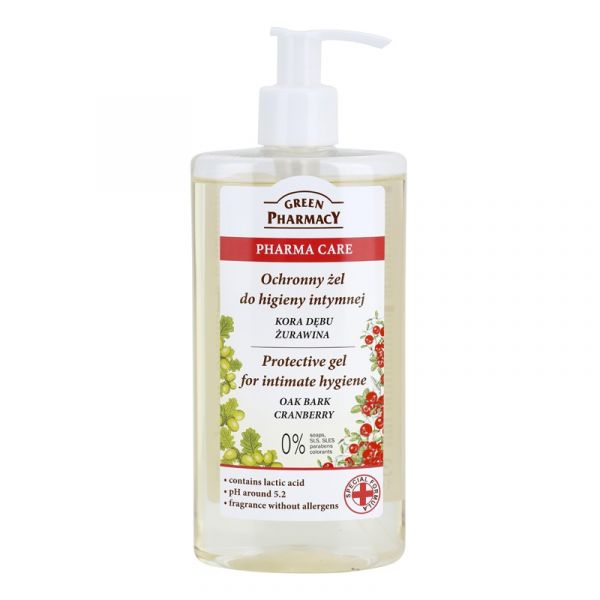 Green Pharmacy Gel Higiene Íntima Oak Bark Cranberry 300ml Kuantokusta