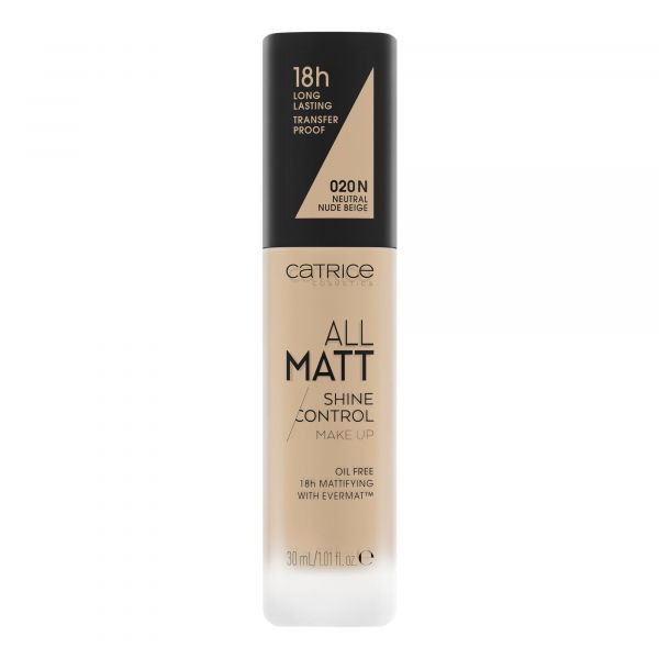 Catrice All Matt Shine Control Make Up Tom 020N Neutral Nude Beige