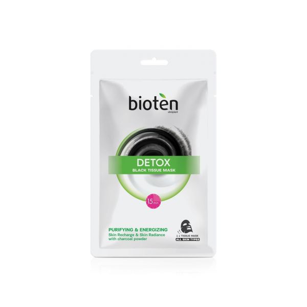 Bioten Detox Black Tissue Mask X1 Kuantokusta