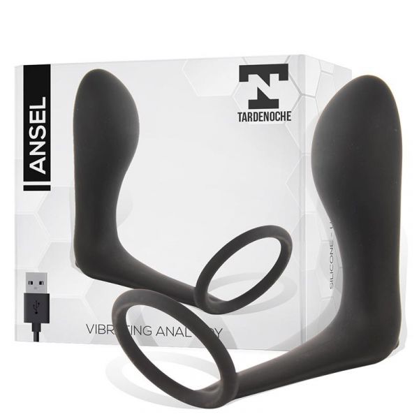 Tardenoche Ansel Plug Anal Vibra O E Anel Usb Silicone T