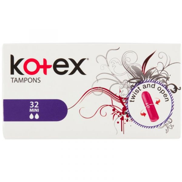 Kotex Tampons Mini Tampões 32 Unidades Kuantokusta