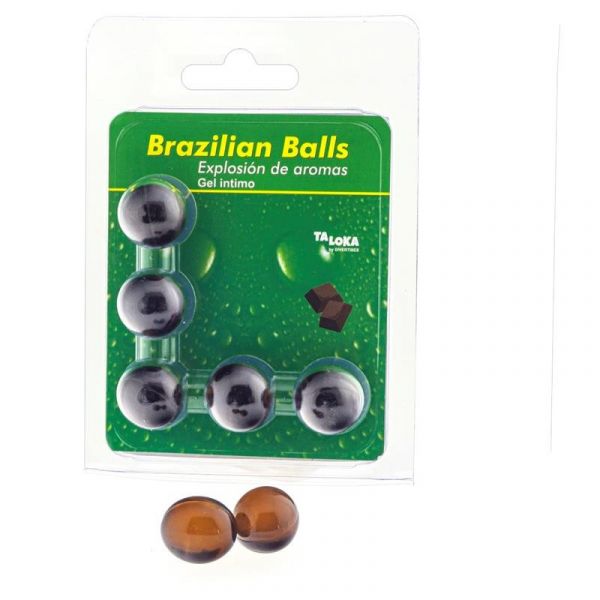 Diverty Sex Set 5 Brazilian Balls Explosion Aroma Chocolate Kuantokusta