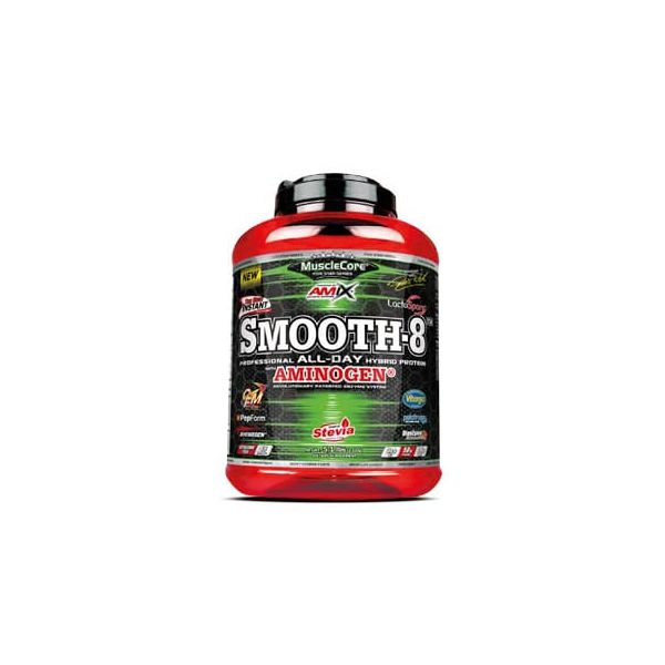 Amix Nutrition SMOOTH 8 Hybrid Protein 2 3Kg Morango Iogurte Kuantokusta