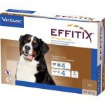Virbac Effitix Spot-On Cão 40-60Kg 4 Pipetas