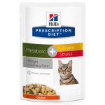Ração Húmida Hill's Prescription Diet Metabolic + Urinary Cat 12x 85g