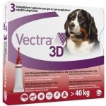 Vectra 3D Antiparasitário Cão mais 40kg 3 Pipetas